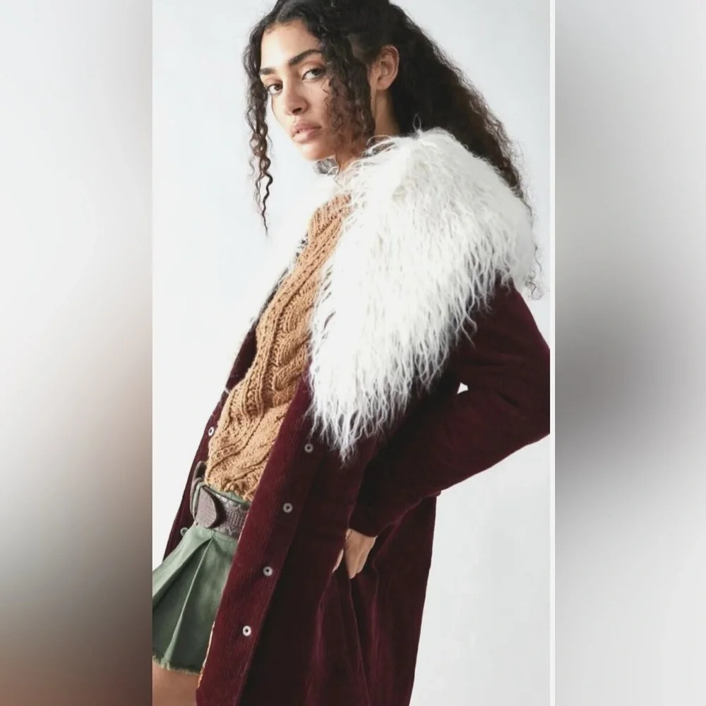 UFT NWT Free People Lady Lane corduroy coat Size Small - Picture 1 of 16